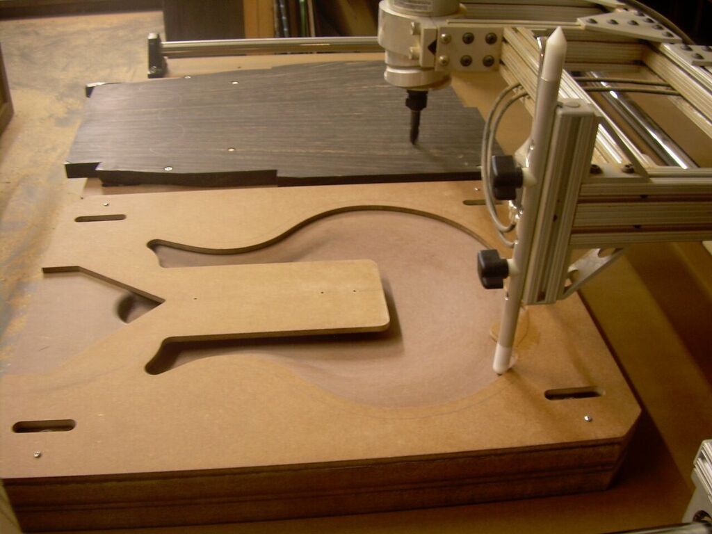 carving a guitar body